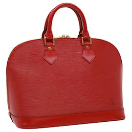 Louis Vuitton-LOUIS VUITTON Epi Alma Sac à Main Rouge Castillan M52147 LV Auth yk5314b-Rouge,Autre