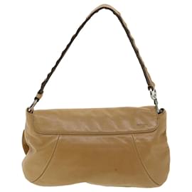 Saint Laurent-SAINT LAURENT Sac Bandoulière Cuir Beige Authentique3303-Beige