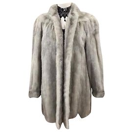 Autre Marque SAGA Mink Coat Grey Grey
