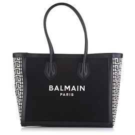 Ejército B negro de Balmain  42 bolsa de compras Negro