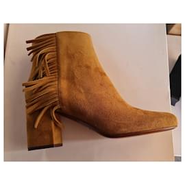Saint Laurent-Ankle Boots-Brown
