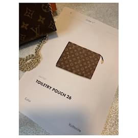 Louis Vuitton-Pochette 26-Marrone