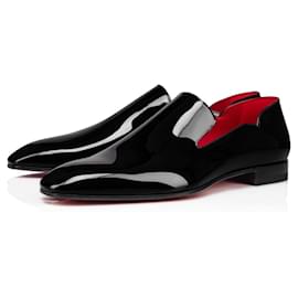 Christian Louboutin-Mocassim Dandy Chick - bezerro envernizado - preto-Preto