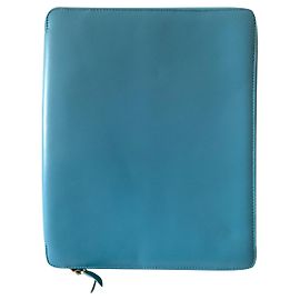 Comme Des Garcons Pochette da lavoro in pelle celeste pastello Blu chiaro