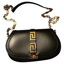 Versace-Versace shoulder bag Greca Godess-Black