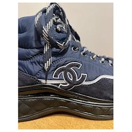 Chanel-Sneakers-Black,Blue