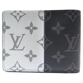 Louis Vuitton-NEW LOUIS VUITTON M WALLET63025 MULTIPLE MONOGRAM ECLIPSE SPLIT NEW-Grey