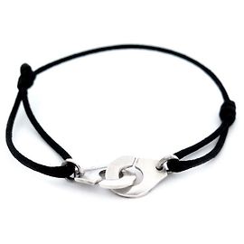 PULSERA EN CORDÓN DINH VAN MENOTTES R15 en oro blanco 18JOYA K ORO BLANCO Plata