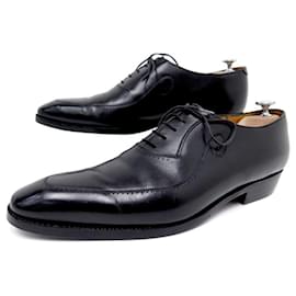 JM Weston-JM WESTON ARABESQUE CONTI SAPATOS 435 Richelieu 9C 43 Sapatos de couro preto-Preto