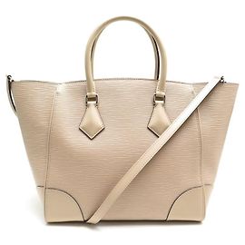 NOVA BOLSA LOUIS VUITTON PHENIX MM M50591 PPE COURO DUNE BANDOULIER Bege