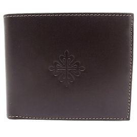 NUEVO PATEK PHILIPPE WALLET MONEDA TARJETERO CUERO MARRÓN CARTERA MARRÓN Castaño
