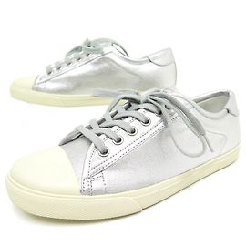 Céline NEUF CHAUSSURES CELINE BASKETS 38 BLANK 400A10 HEDI SLIMANE SNEAKERS SHOES Argenté