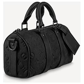 Louis Vuitton-LV Keepall 25 Monogram Leather-Black