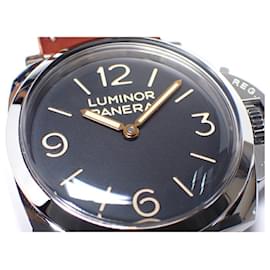 Panerai-PANERAI Luminor1950 3 DAY'S 47 MM PAM00372 Genuine goods Mens-Silvery