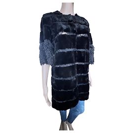 Philipp Plein Best black mink fur coat black Black
