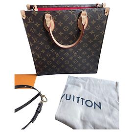 Louis Vuitton Monogramme LV Sac Plat PM Marron