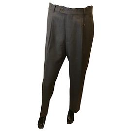 Hugo Boss wool trousers Grey
