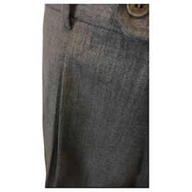 Hugo Boss-Hugo Boss wool trousers-Grey