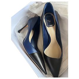 Christian Dior Décolleté bicolore Blu