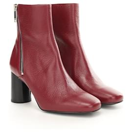 Claudie Pierlot-Ankle Boots-Dark red