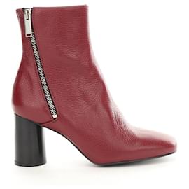 Claudie Pierlot-Ankle Boots-Dark red