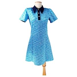 Autre Marque Dannon Kleid Blau Blau