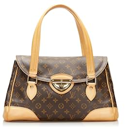 Louis Vuitton-Louis Vuitton Brown Monogramm Beverly GM-Braun