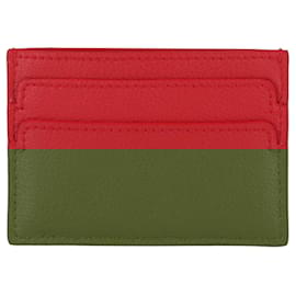 Alexander Mcqueen-Alexander McQueen Leather Card Holder-Red