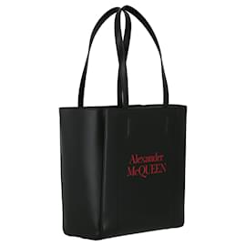 Alexander Mcqueen-Alexander McQueen Signature Logo Shopper Tote-Multiple colors