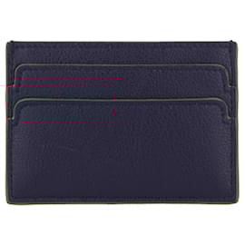Alexander Mcqueen-Alexander McQueen Leather Card Holder-Blue