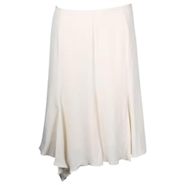Armani-Cream Asymmetrical Skirt-Other
