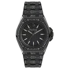 Philipp Plein Plein Extreme reloj de cristal Negro