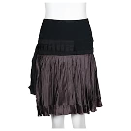 Sacai-Black Ruffled Skirt-Black