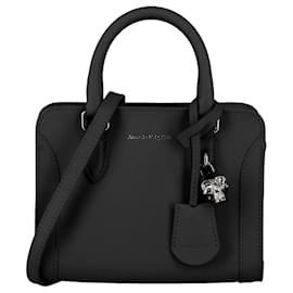 Alexander Mcqueen-Alexander McQueen Mini Padlock Handbag-Black
