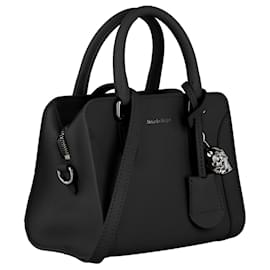 Alexander Mcqueen-Alexander McQueen Mini Padlock Handbag-Black