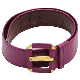 Yves Saint Laurent Cinto Largo Fúcsia Rosa
