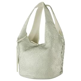 JW Anderson-Mini Sequin Tote Bag - J.W. Anderson - White - Leather-White