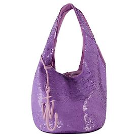 JW Anderson Mini-Tasche mit Pailletten - J.W. Anderson - Flieder - Leder Lila