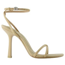 Alexander Wang Dalia 105 Sandali in Lycra Beige Beige