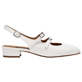 Peche Pumps - Carel - White - Patent Leather White