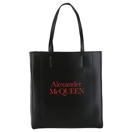 Bolsa de Compras com Logotipo Assinatura Alexander McQueen Multicor