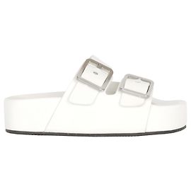 Balenciaga Mallorca Platform Sandal White