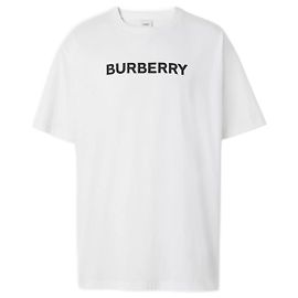 Burberry Oversized T-shirt in organic cotton White