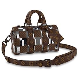 Louis Vuitton-LV Keepall 25 Monogram Chess-Brown