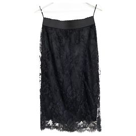 Dolce & Gabbana Falda guipur Dolce&Gabbana Negro