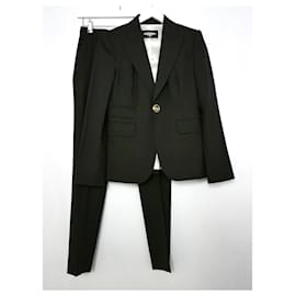 Dsquared2-Dsquared2 Power Trouser Suit-Black