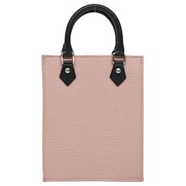 Louis Vuitton-LOUIS VUITTON Epi Petit Sac Plat Hand Bag 2way Rose Ballerine M69575 BS3088a-Other