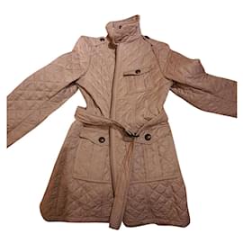 Burberry Brit-Mid-length quilted trench coat BURBERRY BRIT-Beige