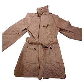 Mittellanger gesteppter Trenchcoat BURBERRY BRIT Beige
