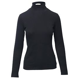 The Row Pull à Col Roulé Dembe en Tencel Noir Noir
